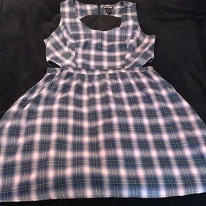 Hot Topic Plaid Skater Dress